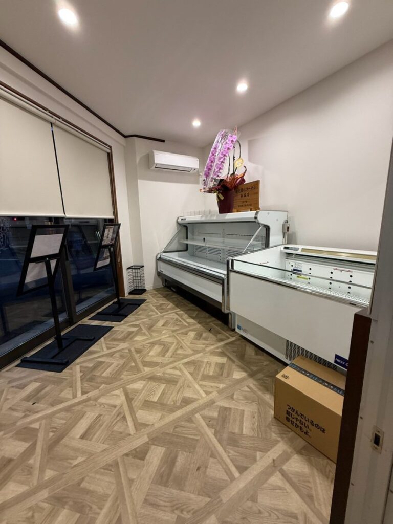 完成した売り場